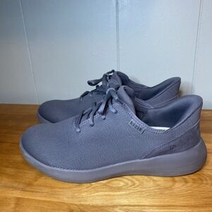 Kizik Madrid Eco-Knit Graphite Gray Hands-Free Casual Slip On Sneaker Mens 8W